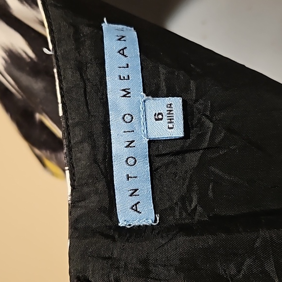 Antonio Melani Ikat Midi Dress Size 6 - Picture 5 of 7